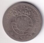 60 Centavos of Portuguese India 1958 Copper Nickel Coin