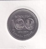1 Dollar of Canada of 1974 Winnipeg Nickel Unc Coin