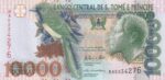 10000 Dobras of Sao Tome and Principe of 2013 Unc Note