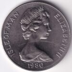 1 Crown of Isle of Man of 1980 Derby Copper Nickel Unc Coin - Image 2