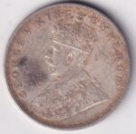 1915 One Rupee of British India of King George V Bombay Mint Silver Coin - Image 2