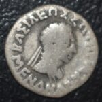 Silver Drachm of Indo Greek of Menander I Ancient India Coin Sku04