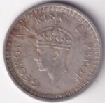 One Rupee of 1942 of British India Bombay Mint Silver Coin - Image 2