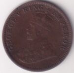 One Quarter Anna of 1916 of King George V Copper Coin - Image 2