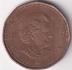 Canada 1 Dollar Brass Plated Nickel 2009 Coin - Image 2