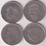 Germany 2 Deutsche Mark Four Different Commemorative Issue Set