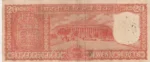 20 Rupees of India of Orange Color Parliament of S Jagannathan Note Skuoc01 - Image 2