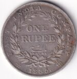 William IV 1835 of East India Company Silver One Rupee Coin