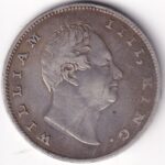 William IV 1835 of East India Company Silver One Rupee Coin - Image 2