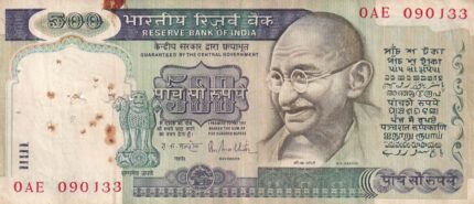 First Issue 500 Rupees R N Malhotra Signature Note