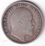 British India 1906 Half Rupee Silver Coin - Image 2