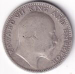 British India 1908 Half Rupee Silver Coin - Image 2