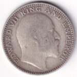 British India 1910 Half Rupee Silver Coin - Image 2