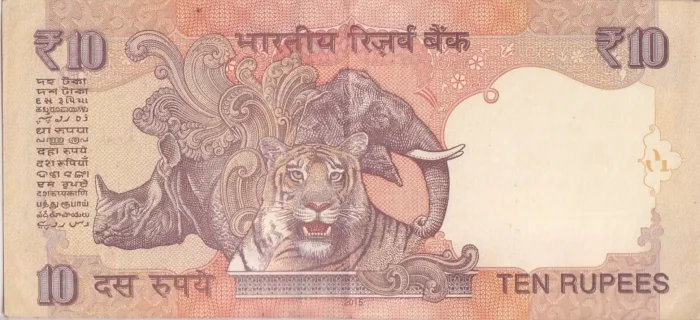 10 Rupees Raghuram Rajan 786 Ending Unc Note - Image 2