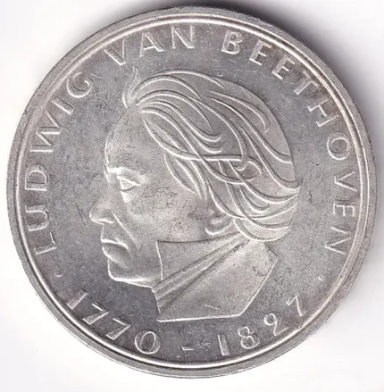 Germany 5 Deutsche Mark 1970 Silver Coin