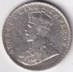 1911 One Rupee of British India Silver Coin - Image 2