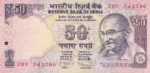 50 Rupees D Subbarao 786 Ending Unc Note
