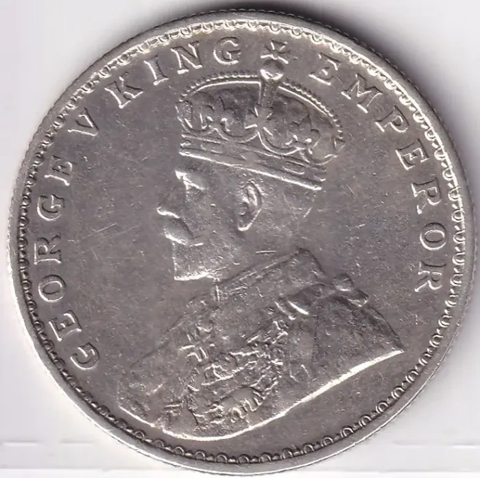 Bombay Mint 1921 One Rupee of British India Silver Coin - Image 2
