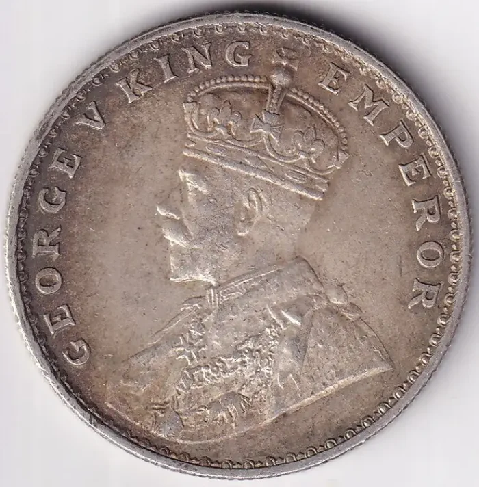 One Rupee of 1921 of British India of Bombay Mint Silver Coin - Image 2
