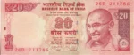 20 Rupees D Subbarao 786 Ending Unc Note
