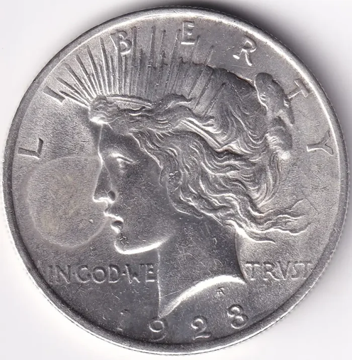 Peace Dollar One Dollar 1923 United States Silver Coin - Image 1