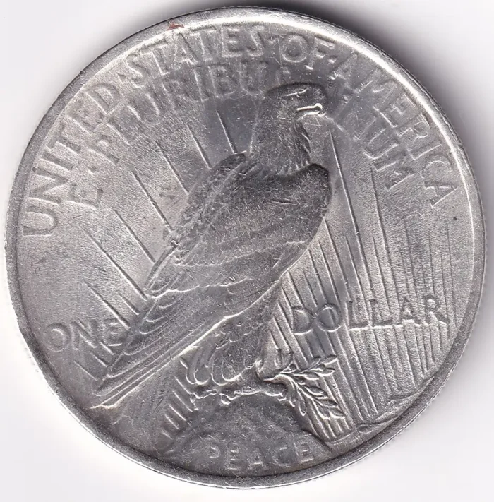 Peace Dollar One Dollar 1923 United States Silver Coin - Image 2