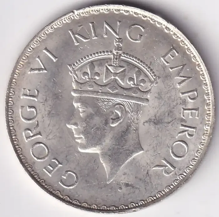 One Rupee 1941 George VI Bombay Mint Silver Coin - Image 2