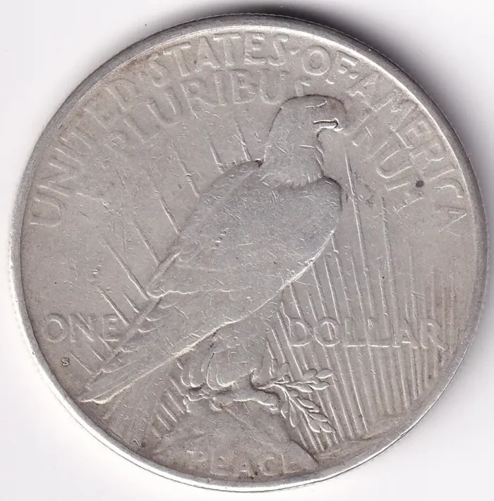 Peace Dollar One Dollar 1934 United States Silver Coin - Image 2