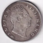 William IV 1835 of East India Company Silver One Rupee Coin - Image 2