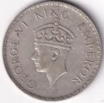 One Rupee 1940 George VI Bombay Mint Silver Coin - Image 2