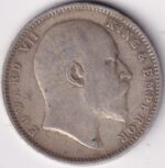 One Rupee 1906 King Edward VII Silver Coin - Image 2