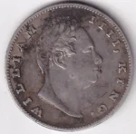 William IV 1835 of East India Company Silver One Rupee Coin - Image 2