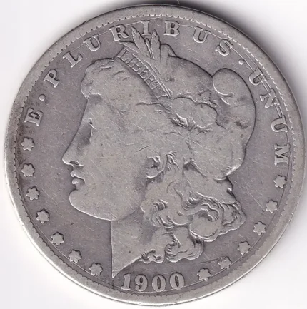 Morgan Dollar One Dollar of 1900 United States Silver Coin