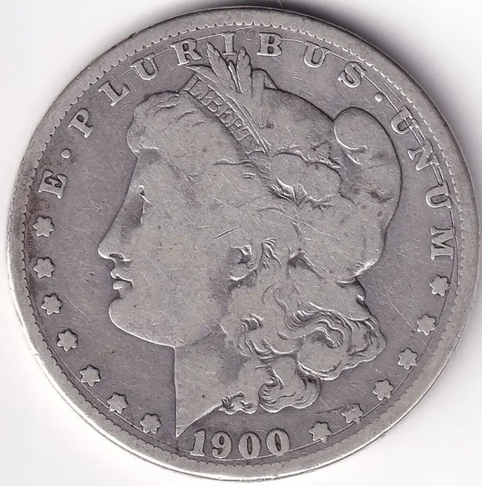 Morgan Dollar One Dollar of 1900 United States Silver Coin - Image 1