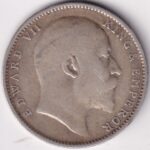 British India 1910 One Rupee Silver Coin - Image 2