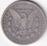 Morgan Dollar One Dollar of 1900 United States Silver Coin - Image 2