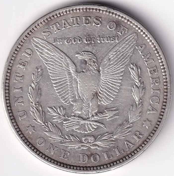 Morgan Dollar One Dollar of 1921 United States Silver Coin - Image 2