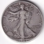 USA Walking Liberty Half Dollar 1942 Silver Philadelphia Mint Coin