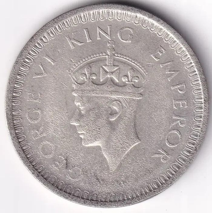 One Rupee 1942 George VI Bombay Mint Silver Coin - Image 2