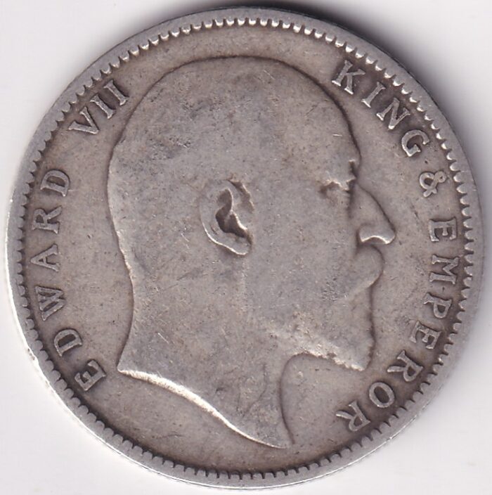 One Rupee 1904 Calcutta Mint King Edward VII Silver Coin - Image 2