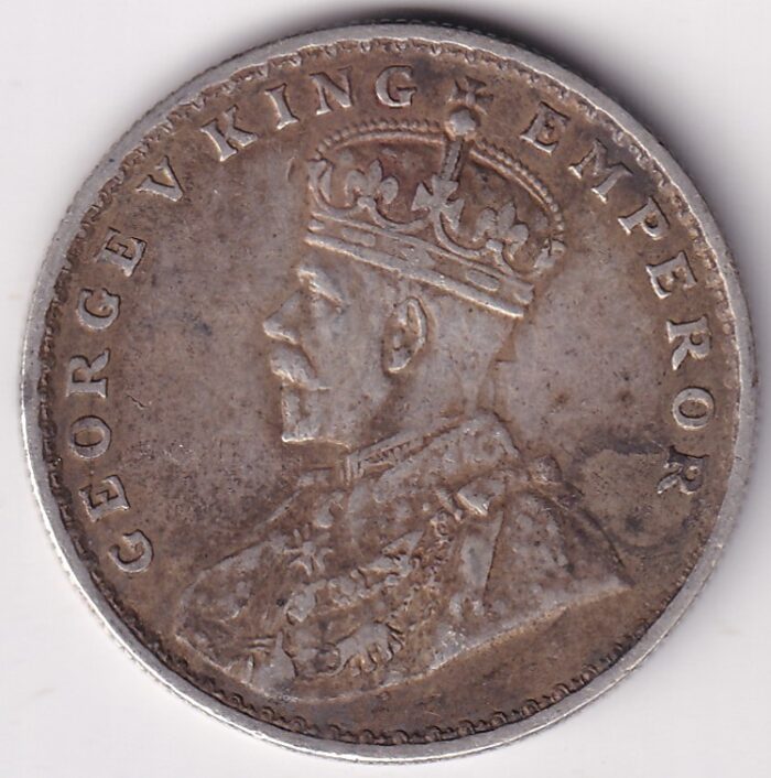 One Rupee 1920 Bombay Mint King George V Silver Coin - Image 2