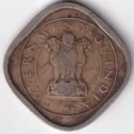 Republic India Two Annas 1954 Copper Nickel Coin - Image 2