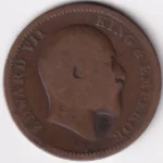 Quarter Anna of Sialana State of 1908 of Copper Coin - Image 2