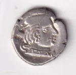 Western Satraps Silver Drachm of Rudrasena II King Portrait Rare