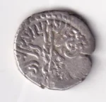 Western Satraps Silver Drachm of Rudrasena II King Portrait Rare - Image 2