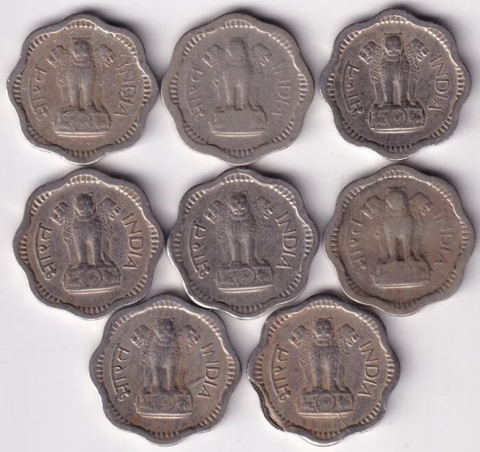 Vintage Indian 2 Naye Paise 1957-1964 Coins Collection - Image 2