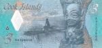 Cook Islands 3 Dollars Polymer Unc Note - Image 2