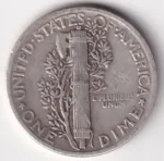 Philadelphia Mint 1 Dime of 1941 of United States Silver Coin - Image 2
