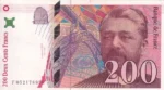 200 Francs of France of 1997 Gustave Eiffel Very Fine Note