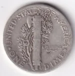Philadelphia Mint 1 Dime of 1942 of United States Silver Coin - Image 2